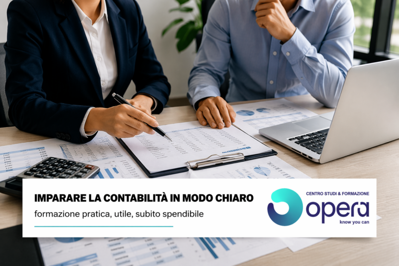 Corsi OFFICE di amministrazione, paghe e contabilità a Lecce – OPERA Centro Studi